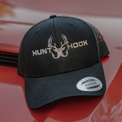 Marsh Glint Black Snapback