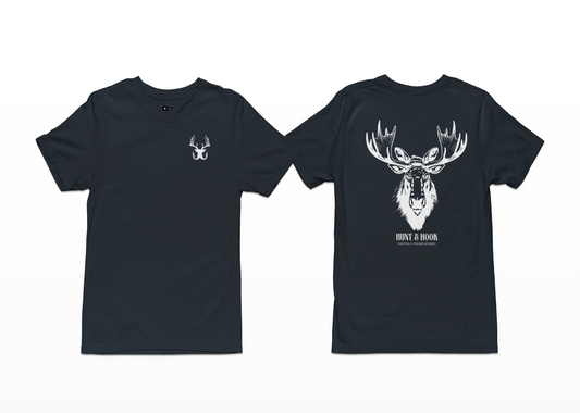 Black Heavyweight Moose Tee