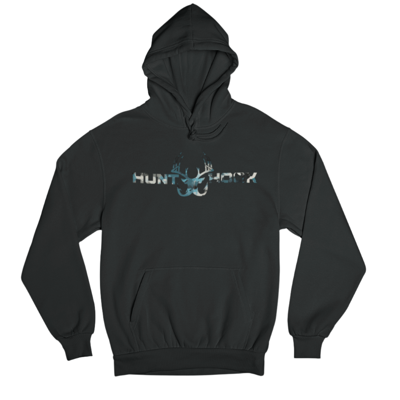Aqua Mirage Black Unisex Hoodie