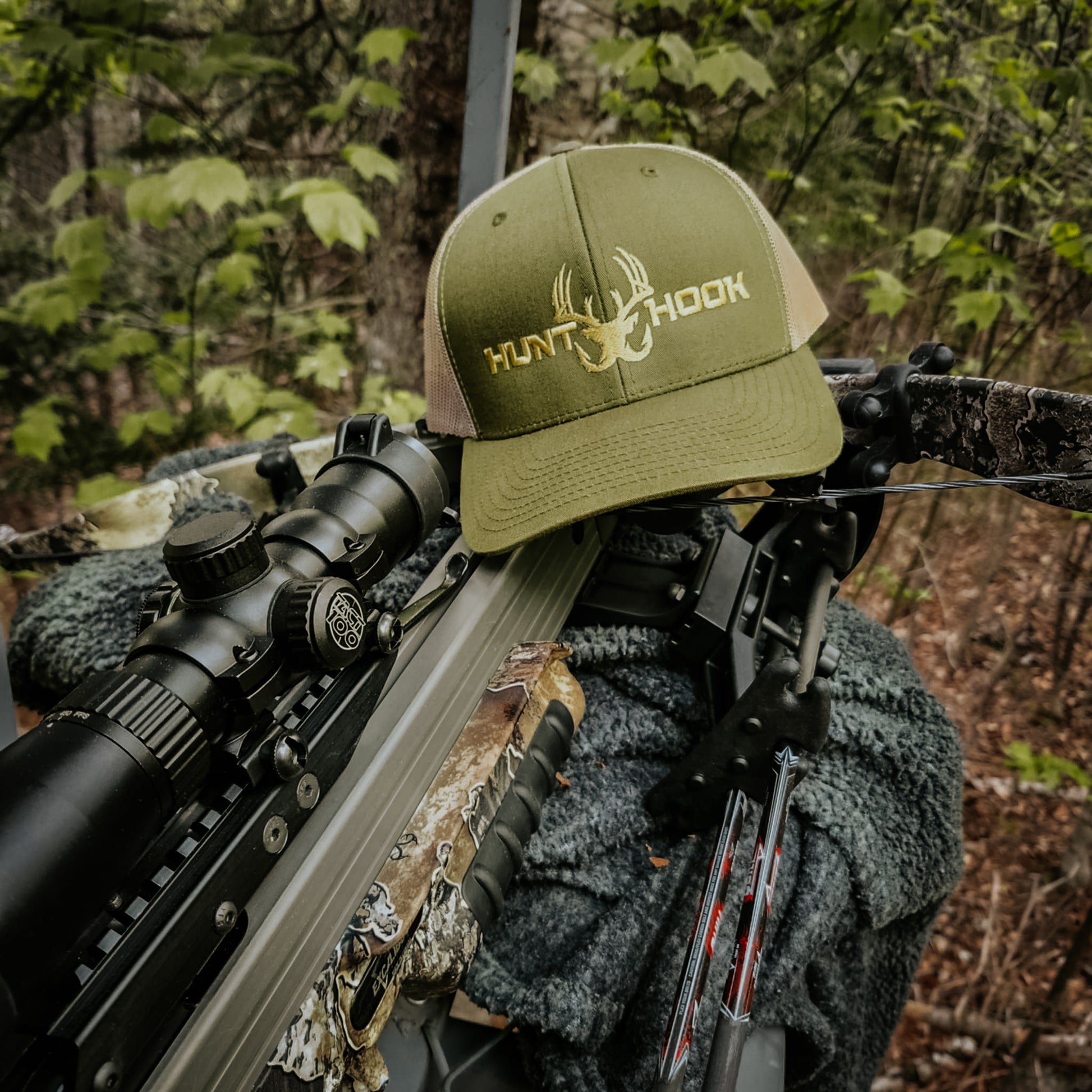 Benchmark Trucker - Moss/Khaki