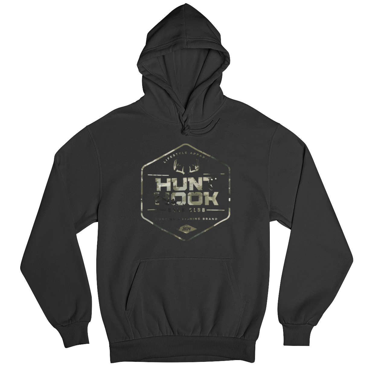 "Buck Club" Black Unisex Hoodie