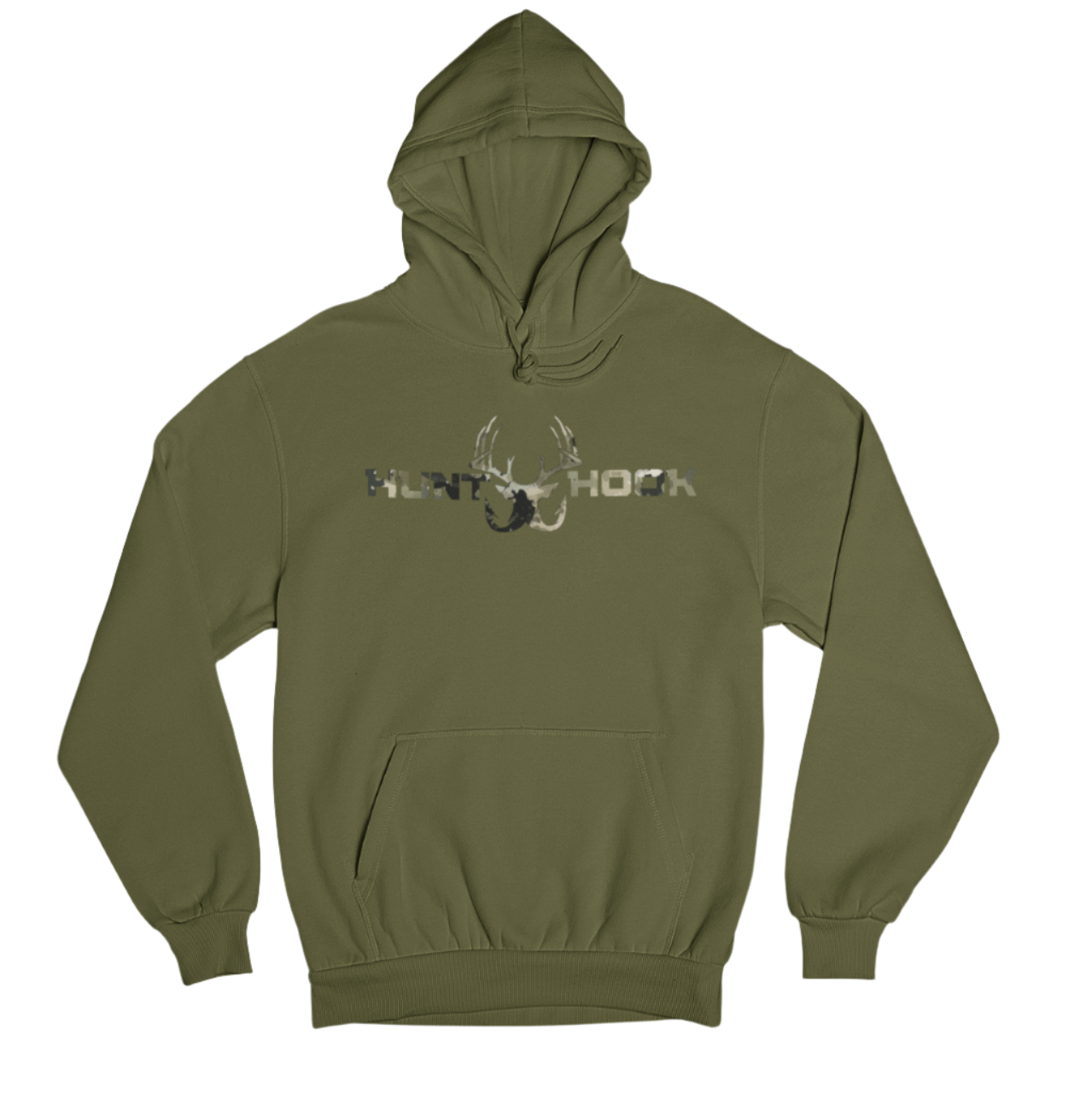 Military Green Unisex Forest Echo Hoodie