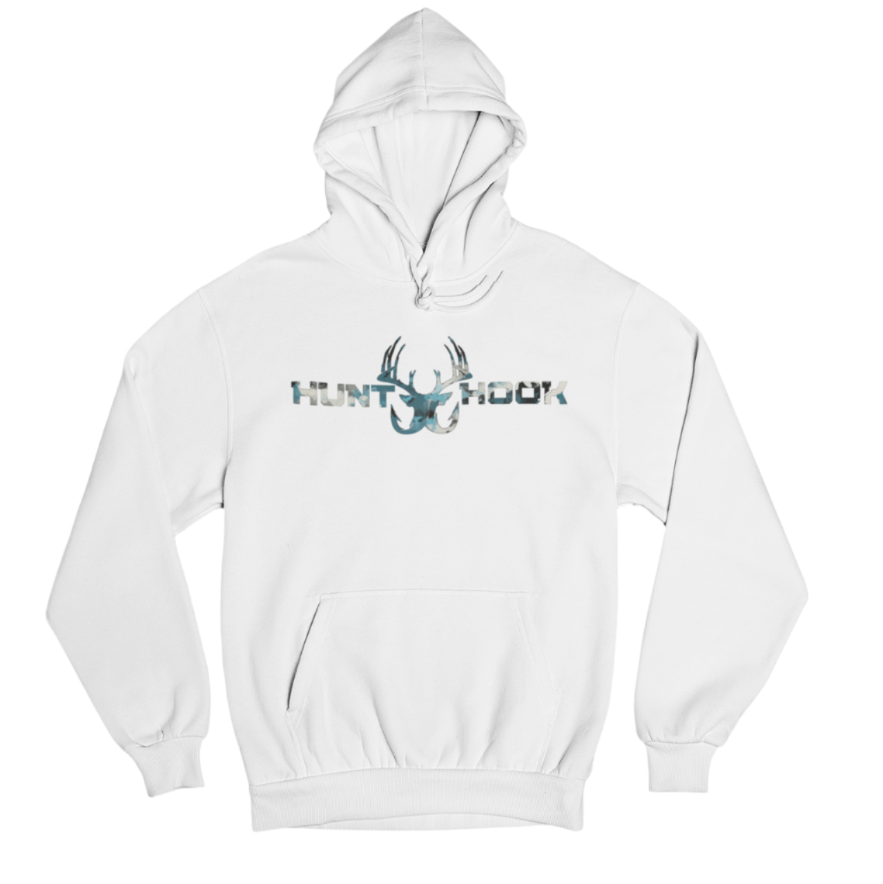 Aqua Mirage White Unisex Hoodie