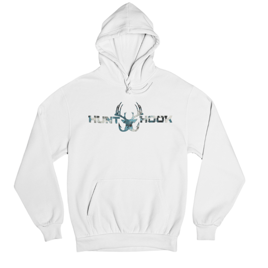 Aqua Mirage White Unisex Hoodie